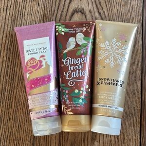 Bundle: 3 Bath & Body Works Body Creams (Full Size)